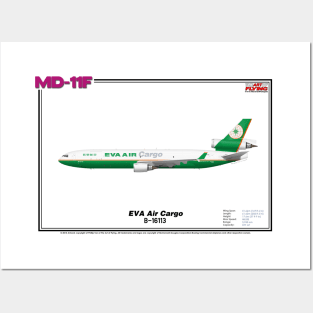 McDonnell Douglas MD-11F - EVA Air Cargo (Art Print) Posters and Art